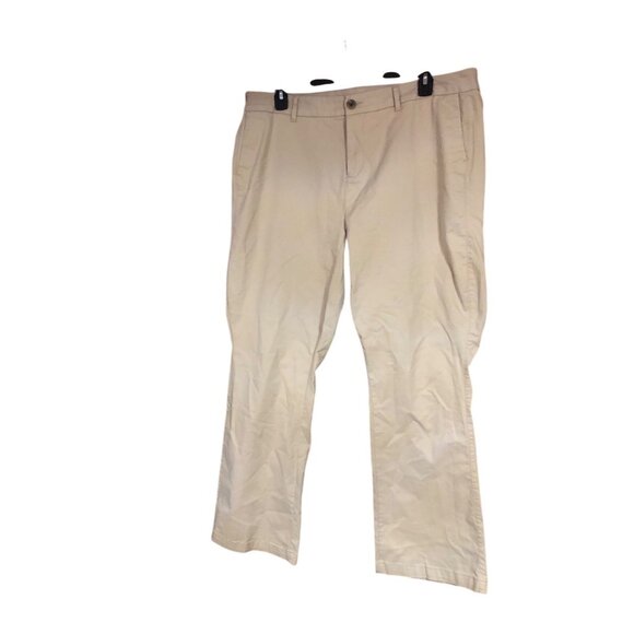 Old Navy Khaki Beige Boot Cut Casual Business Pants Secret Slim Pockets Sz 20 - Picture 1 of 11